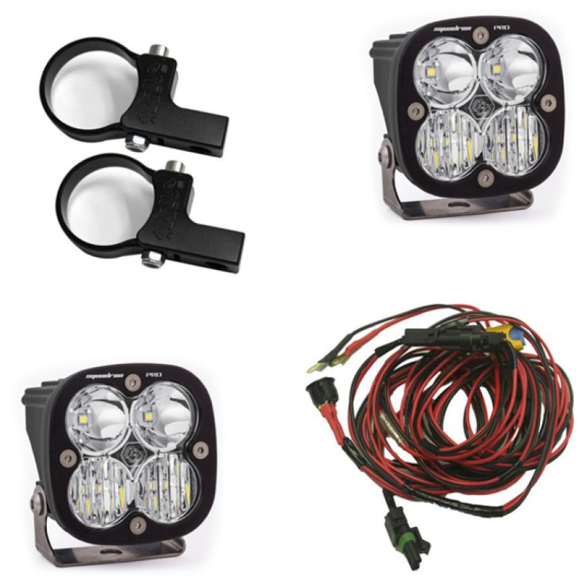 Baja Designs 497104 PowerSports Squadron Pro Horizontal Mount Light Kit
