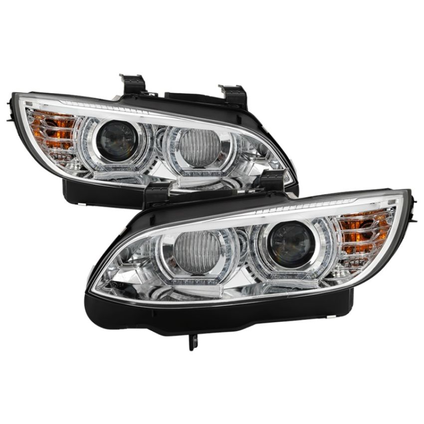 SPYDER 5086518 Projector Headlights - LED DRL - Chrome