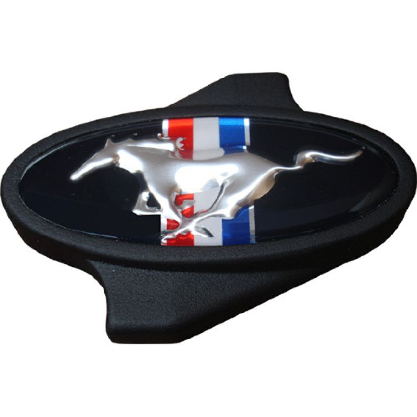 Ford Racing 302-338 Black Finish Air Cleaner Nut: Mustang Logo