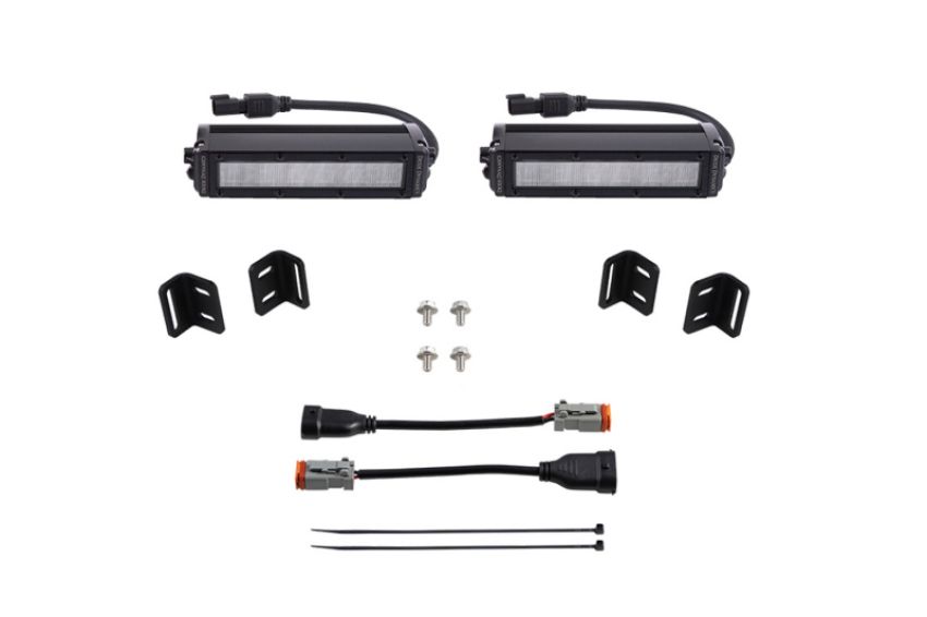Diode Dynamics DD7418 2022 Toyota Tundra SS6 LED Fog Light Kit - White Wide
