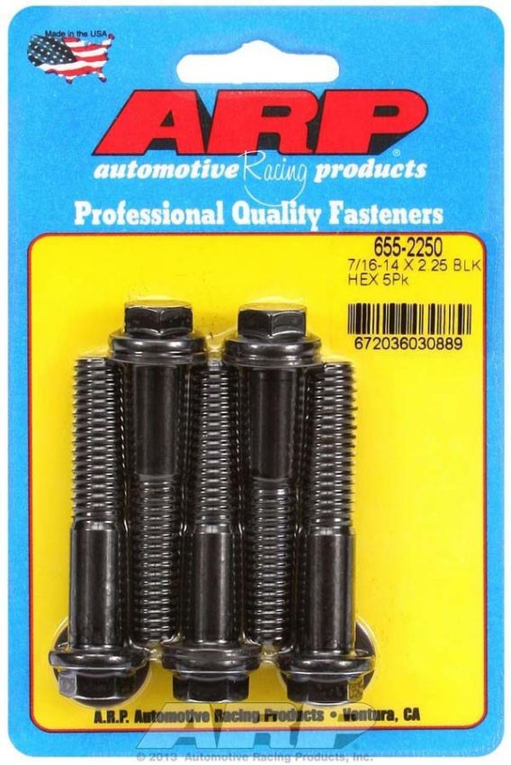 ARP ARP655-2250 7/16-14 x 2.250 6pt Bolt Kit (5pk)
