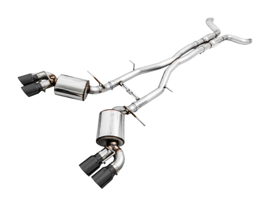 AWE Tuning 3015-43114 16-19 Chevy Camaro SS Res Cat-Back Exhaust -Touring Edition (Quad Diamond Black Tips)
