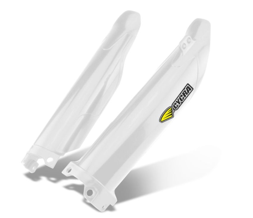 Cycra 1CYC-6909-42 21+ Kawasaki KX450X Fork Guards - White