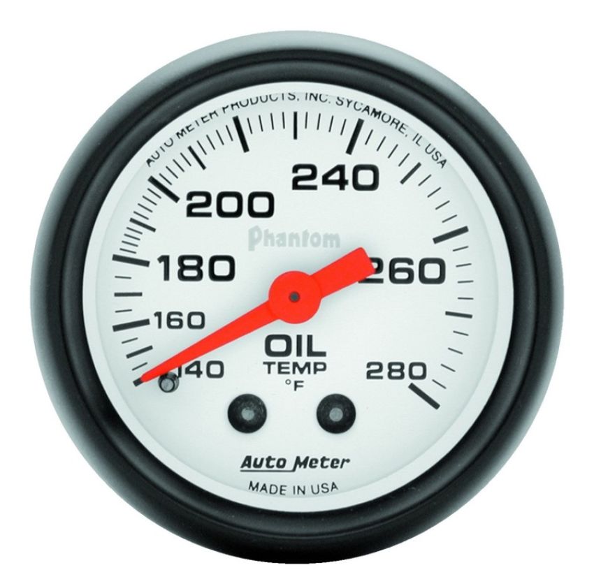 AUTOMETER ATM5741 Phantom 2 1/16in Oil Temp. 140-280 Mech.