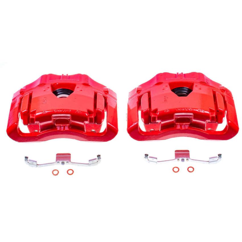PowerStop S2962 Red Powder Coated Calipers