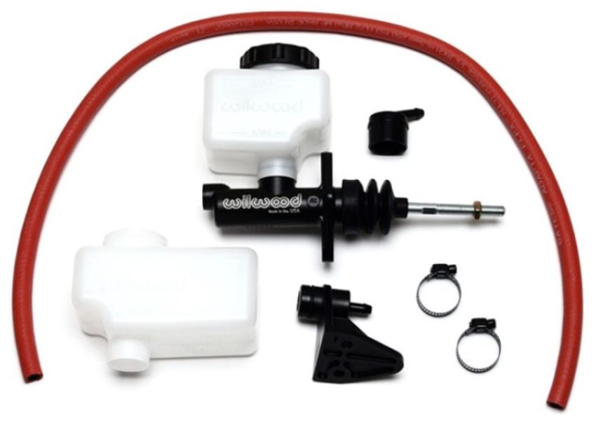 Wilwood 260-13622 Short Remote M/C Kit 1in Bore 3/8in-24 Banjo Outlet