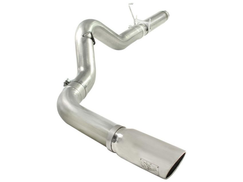 aFe Power 49-02016-P ATLAS 5 IN Aluminized Steel DPF-Back Exhaust System w/Polished Tip