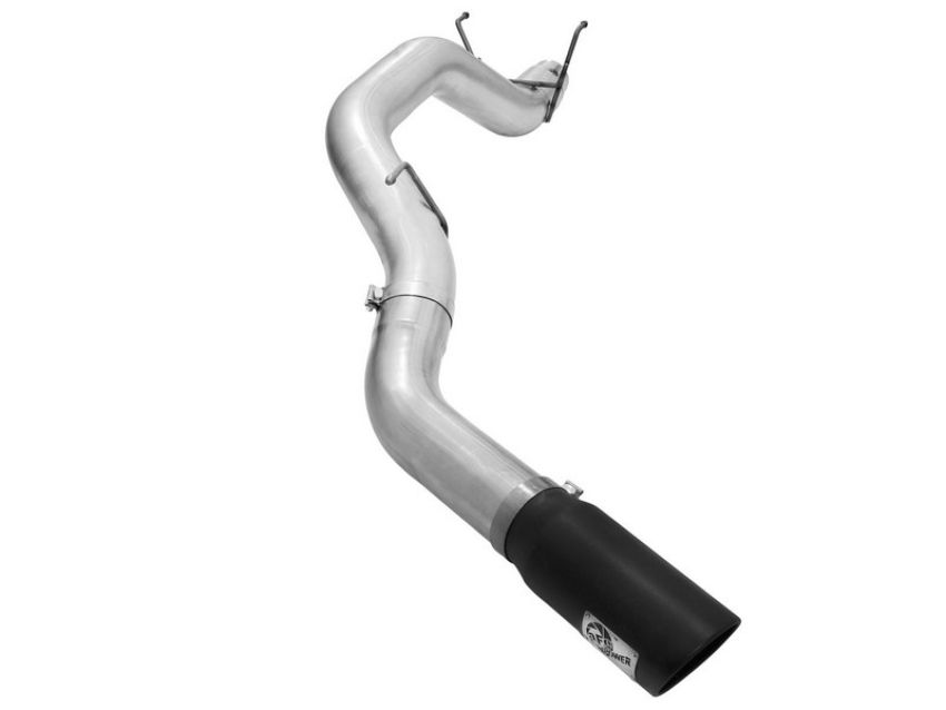 aFe Power 49-02039-B ATLAS 5 IN Aluminized Steel DPF-Back Exhaust System w/Black Tip