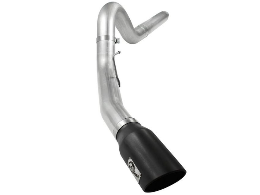 aFe Power 49-03054-B ATLAS 5 IN Aluminized Steel DPF-Back Exhaust System w/Black Tip