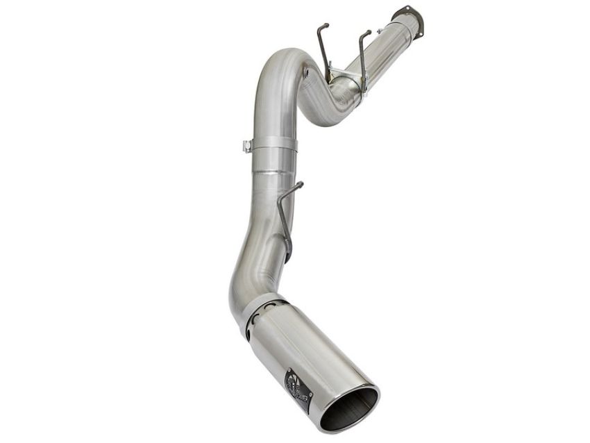 aFe Power 49-03090-P ATLAS 5 IN Aluminized Steel DPF-Back Exhaust System w/Polished Tip