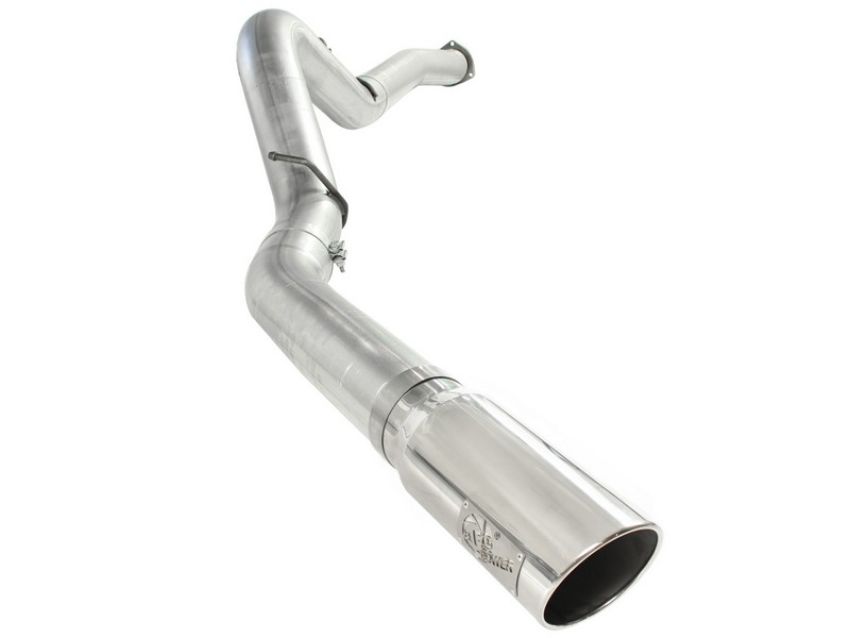 aFe Power 49-04040-P ATLAS 5 IN Aluminized Steel DPF-Back Exhaust System w/Polished Tip
