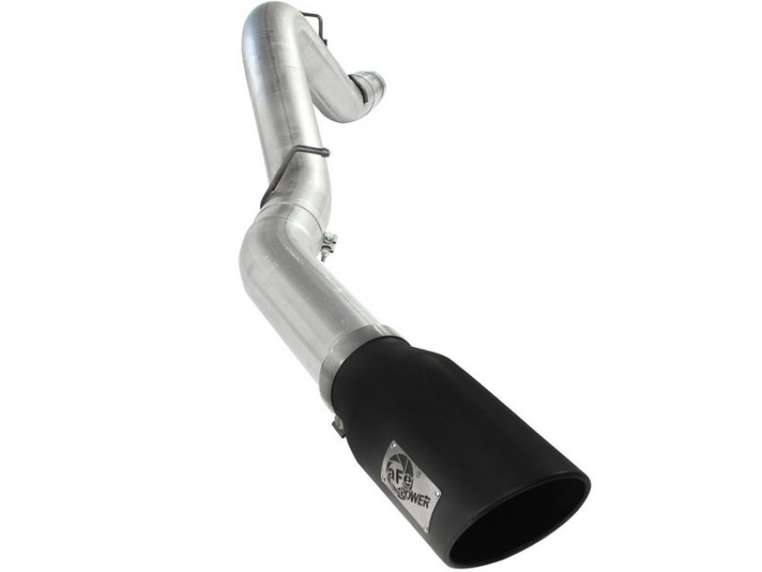 aFe Power 49-04041-B ATLAS 5 IN Aluminized Steel DPF-Back Exhaust System w/Black Tip