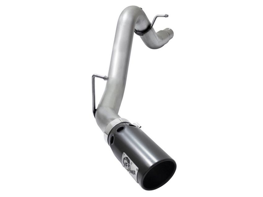 aFe Power 49-04064-B ATLAS 3-1/2 IN Aluminized Steel DPF-Back Exhaust System w/Black Tip