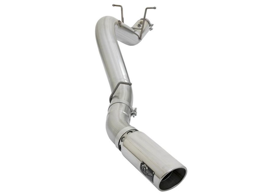 aFe Power 49-04085-P ATLAS 4 IN Aluminized Steel DPF-Back Exhaust System w/ Polished Tip