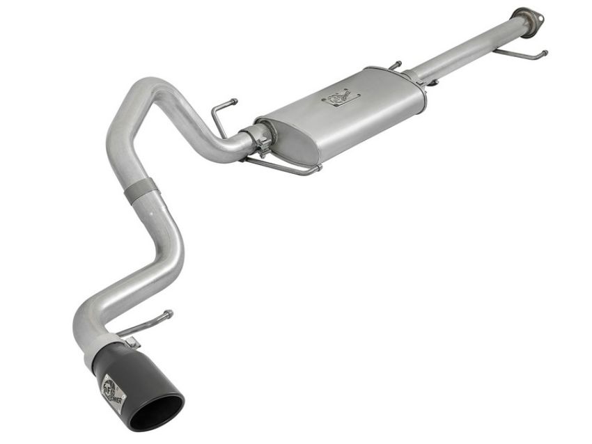aFe Power 49-06039-B Scorpion 2-1/2 IN Aluminized Steel Cat-Back Exhaust System w/ Black Tip