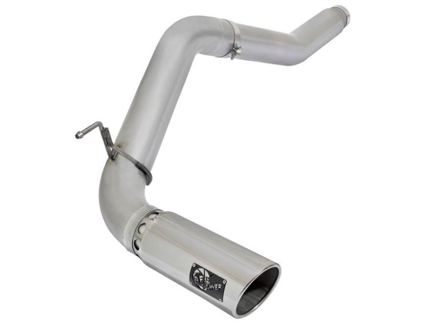 aFe Power 49-06112-P ATLAS 5 IN Aluminized Steel DPF-Back Exhaust System w/ Polished Tip