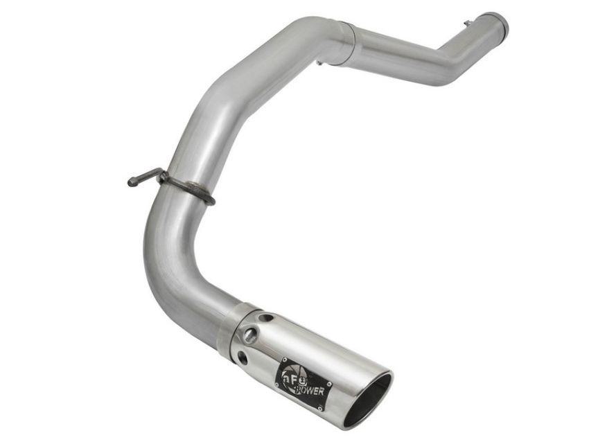 aFe Power 49-06113-P ATLAS 4 IN Aluminized Steel DPF-Back Exhaust System w/ Polished Tip