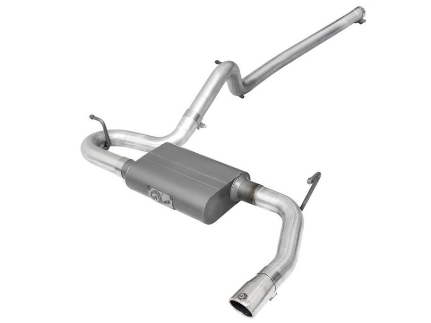 aFe Power 49-08045-P Scorpion 2-1/2 IN Aluminized Steel Cat-Back Exhaust System w/ Polished Tip