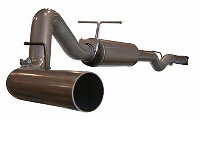 aFe Power 49-14001 Large Bore-HD 4 IN 409 Stainless Steel Cat-Back Exhaust System w/o Tip