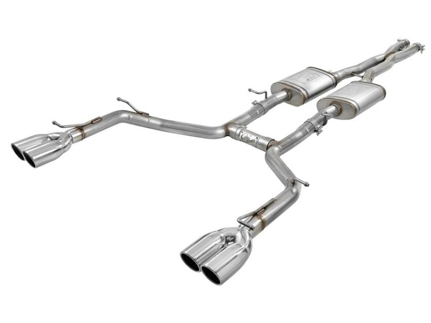 aFe Power 49-32067-P MACH Force-Xp 2-1/2 IN 304 Stainless Steel Cat-Back Exhaust w/ Polished Tips