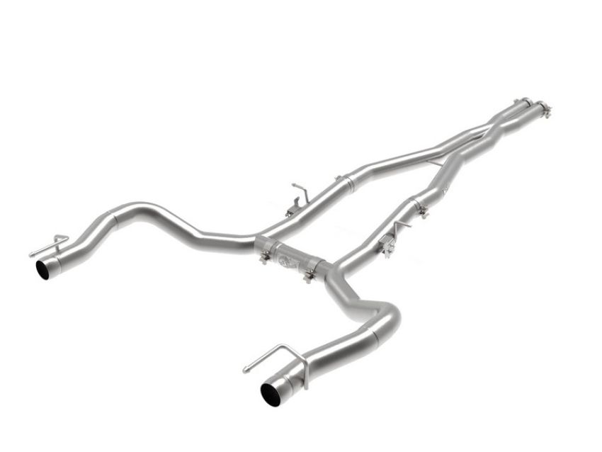 aFe Power 49-32070NM MACH Force-Xp 3 IN 304 Stainless Steel Cat-Back Exhaust System w/o Muffler