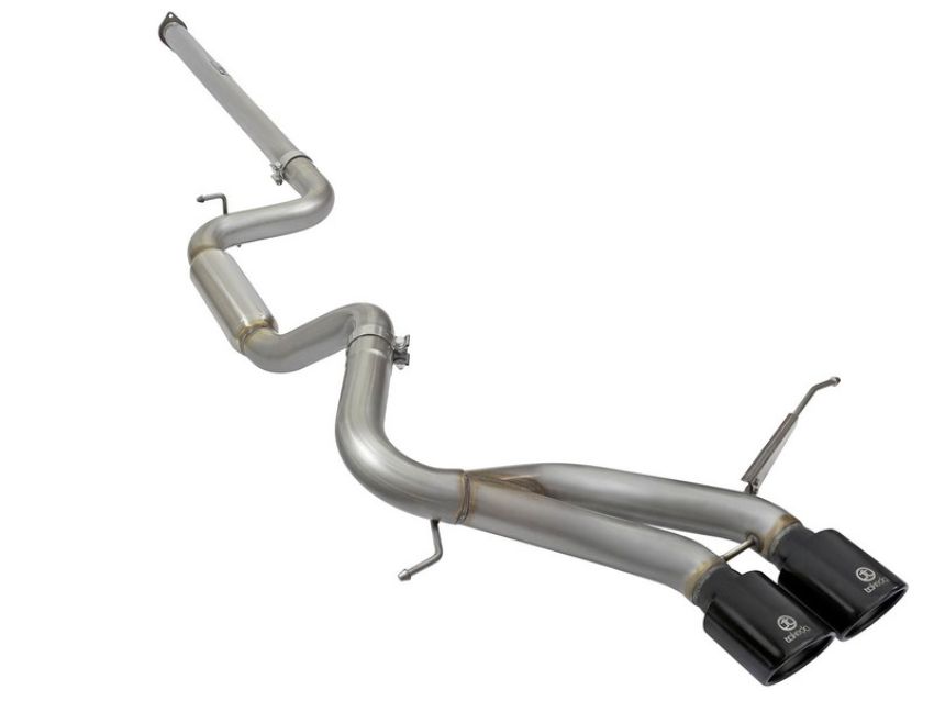aFe Power 49-33083-B Takeda 3 IN 304 Stainless Steel Cat-Back Exhaust System w/Black Tip