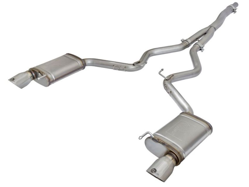 aFe Power 49-33084-P MACH Force-Xp 3 to 2-1/2in Stainless Steel Cat-Back Exhaust Sys w/Polished Tip