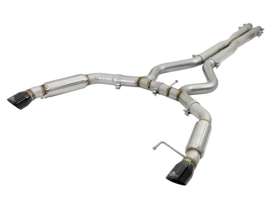 aFe Power 49-33088-B MACH Force-Xp 304 Stainless Steel Cat-Back Exhaust System w/ Muffler Black Tip