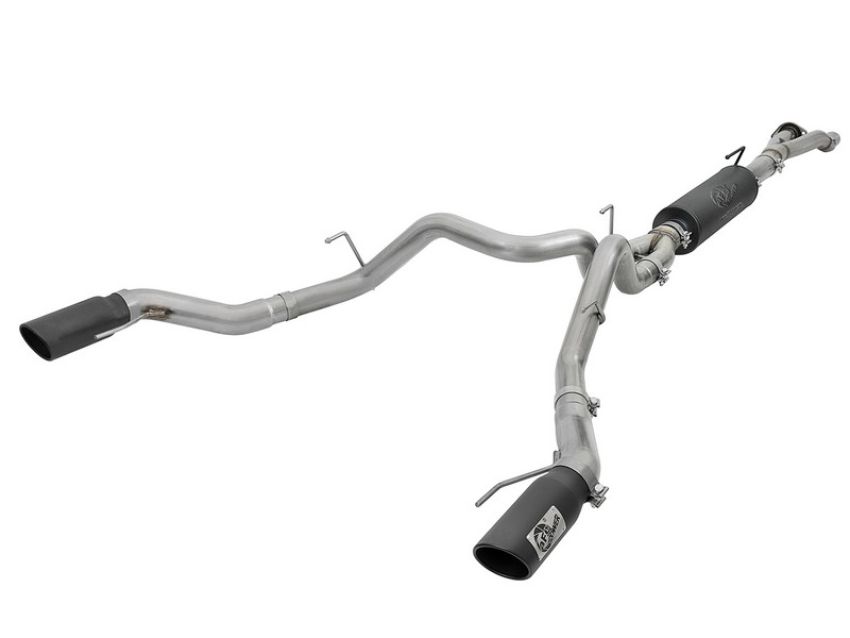 aFe Power 49-33094-B MACH Force-Xp 304 Stainless Steel Cat-Back Exhaust System w/ Dual Black Tip