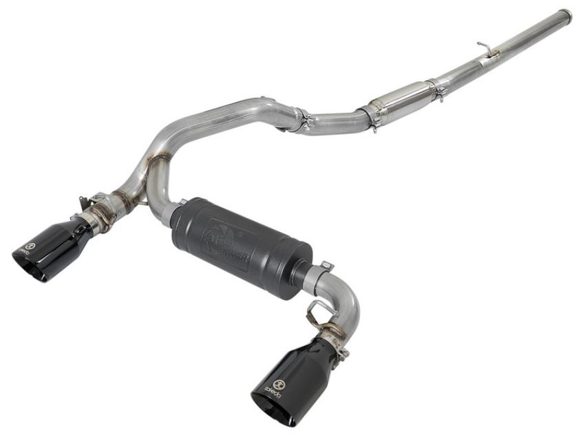 aFe Power 49-33103-B Takeda 3 IN 304 Stainless Steel Cat-Back Exhaust System w/ Black Tip