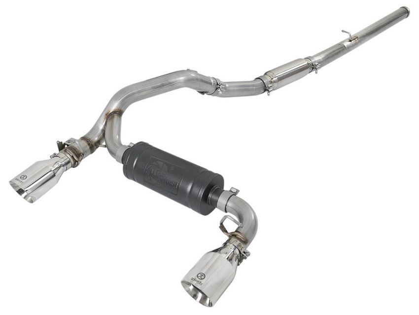 aFe Power 49-33103-P Takeda 3 IN 304 Stainless Steel Cat-Back Exhaust System w/ Polished Tip