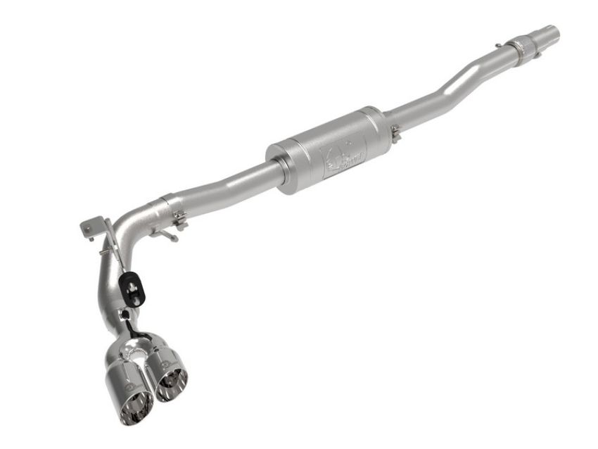 aFe Power 49-33111-P Rebel Series 3 IN 304 Stainless Steel Cat-Back Exhaust System w/ Polished Tips