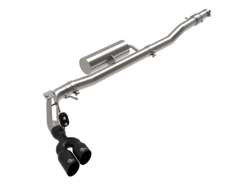 aFe Power 49-33119-B Rebel Series Cat-Back Exhaust System w/ Helmholtz Chamber Black Tip