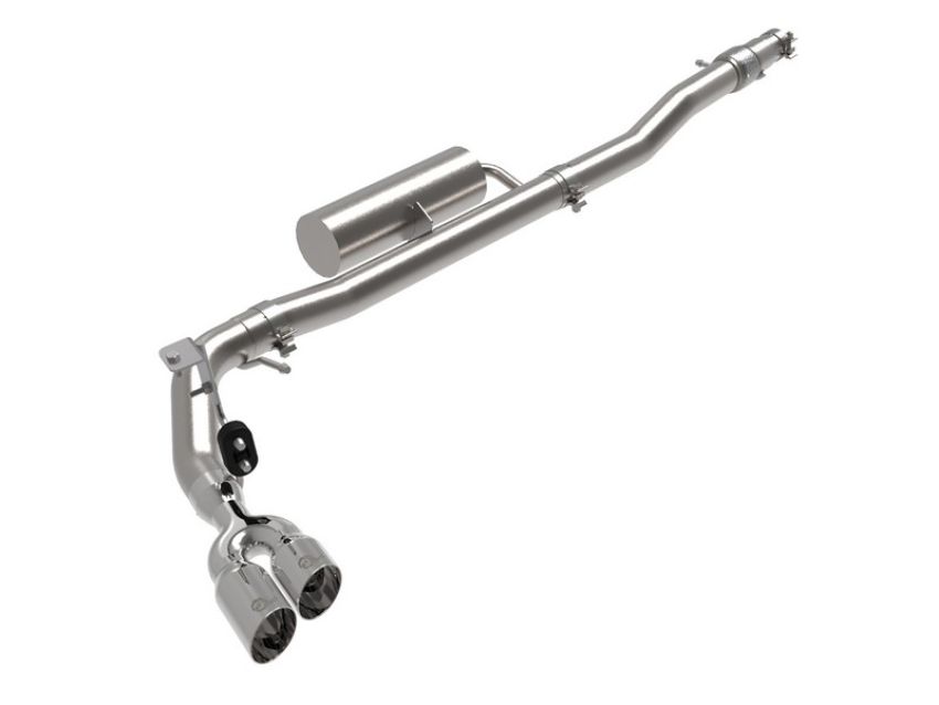 aFe Power 49-33119-P Rebel Series Cat-Back Exhaust System w/ Helmholtz Chamber Polished Tip