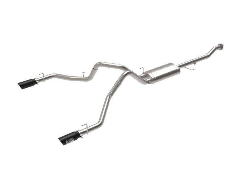 aFe Power 49-33130-B Vulcan Series 3 IN 304 Stainless Steel Cat-Back Exhaust System w/Black Tip
