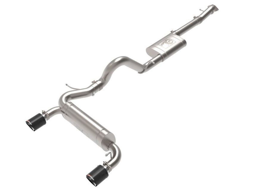 aFe Power 49-33138-C Vulcan Series 3 IN to 2-1/2 IN Stainless Steel Cat-Back Exhaust System Carbon