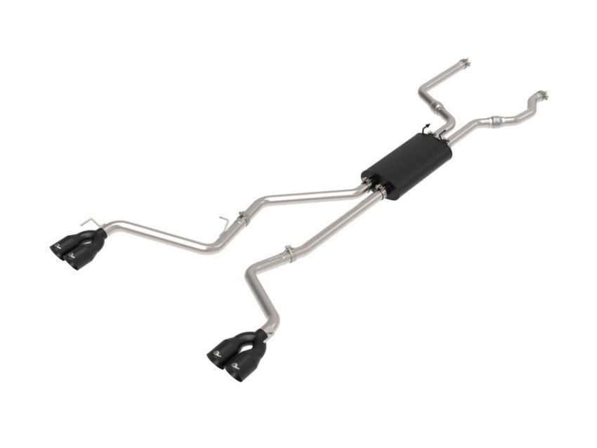 aFe Power 49-33139-B MACH Force-Xp 304 Stainless Steel Cat-Back Exhaust System w/ Black Tip