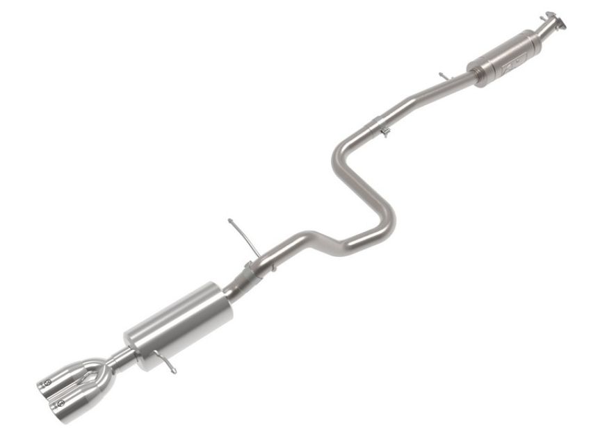 aFe Power 49-33140-P Takeda 2-1/2 IN 304 Stainless Steel Cat-Back Exhaust System w/ Polished Tip