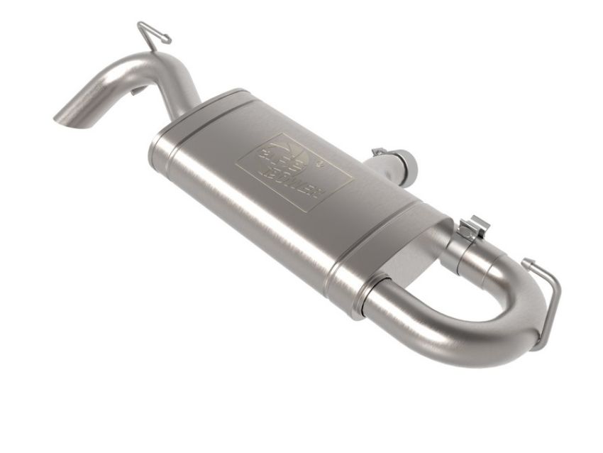 aFe Power 49-33141 Vulcan Series 2-1/2 IN 304 Stainless Steel Axle-Back Hi-Tuck Exhaust System
