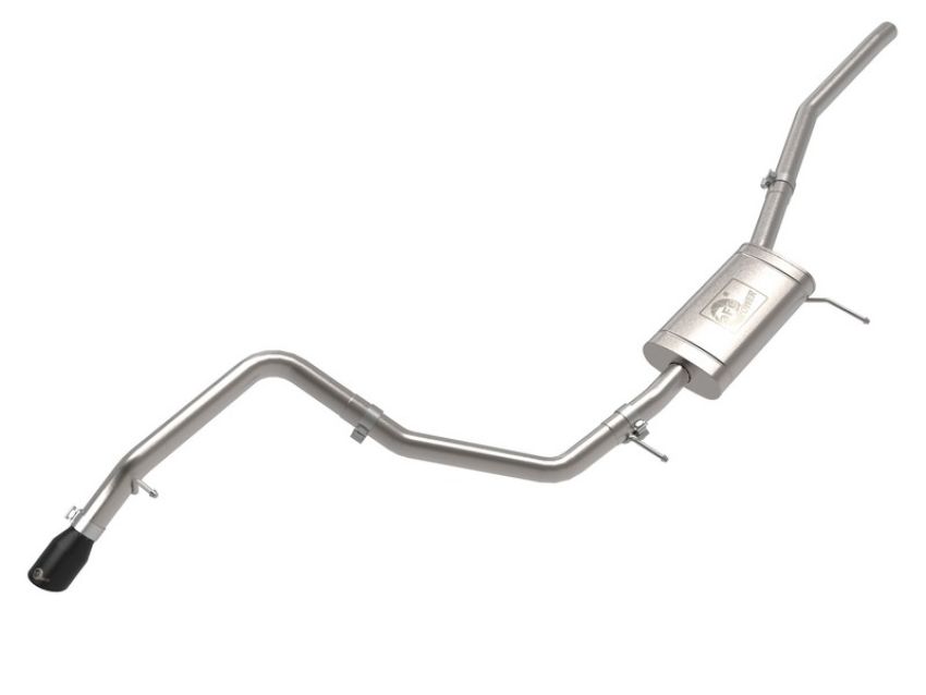 aFe Power 49-33145-B Vulcan Series 2-1/2 IN 304 Stainless Steel Cat-Back Exhaust System w/ Black Tip