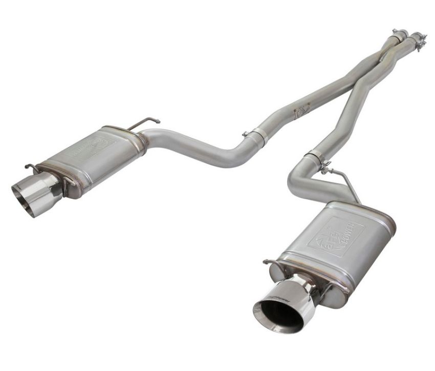aFe Power 49-34063-P MACH Force-Xp 3 IN 304 Stainless Steel Cat-Back Exhaust System w/Polished Tip