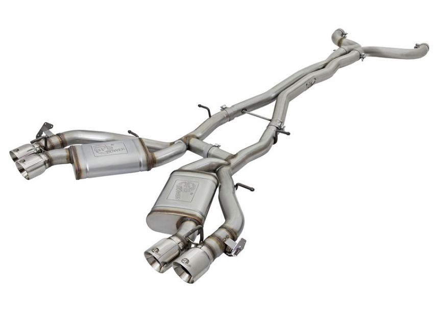 aFe Power 49-34069-P MACH Force-Xp 3 IN 304 Stainless Steel Cat-Back Exhaust System w/Polished Tip
