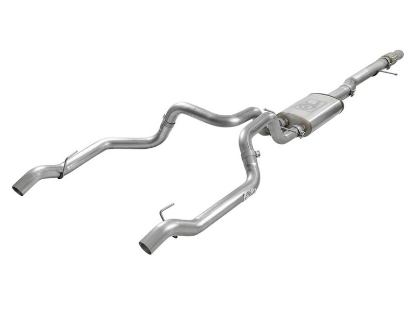 aFe Power 49-34101 Vulcan Series 4 IN to 3 IN 304 Stainless Cat-Back Exhaust System Retains OE Tip