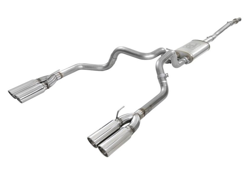 aFe Power 49-34105-P Vulcan Series 3 IN 304 Stainless Steel Cat-Back Exhaust System w/ Polished Tips