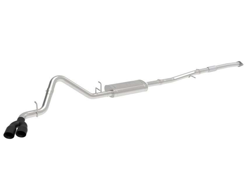 aFe Power 49-34109-B Vulcan Series 304 Stainless Cat-Back Exhaust System w/ Side Exit Black Tip