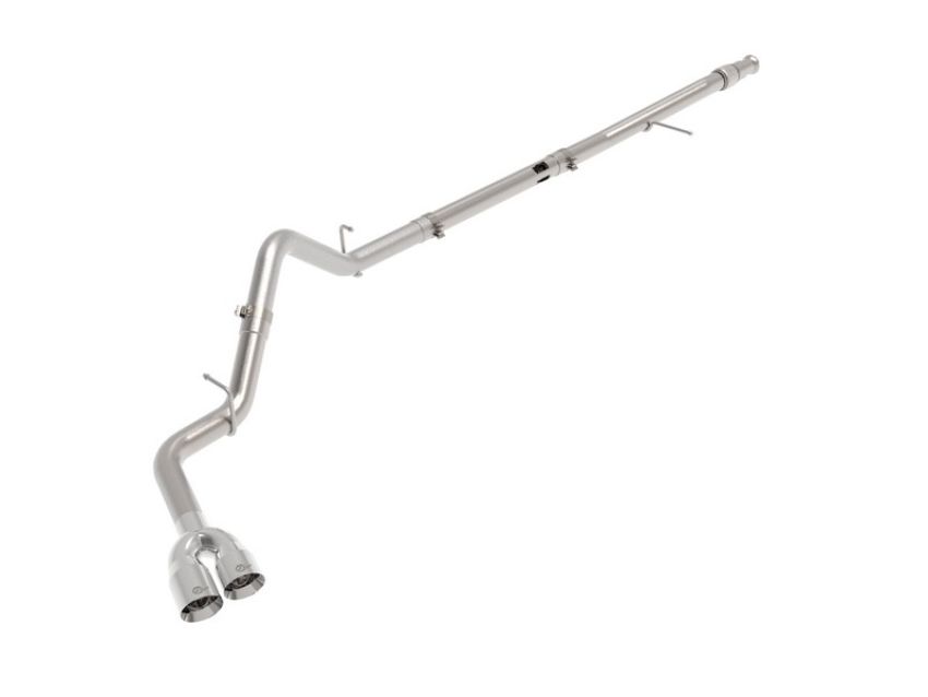 aFe Power 49-34129-P Rebel XD Series 3 IN 304 Stainless Steel DPF-Back Exhaust w/Dual Polished Tips