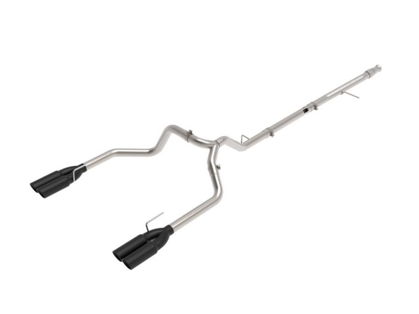 aFe Power 49-34130-B Vulcan Series 3 IN 304 Stainless Steel DPF-Back Exhaust System w/Black Tip