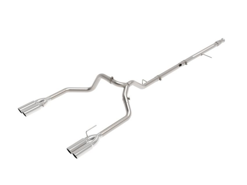 aFe Power 49-34130-P Vulcan Series 3 IN 304 Stainless Steel DPF-Back Exhaust System w/Polished Tip