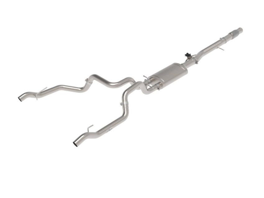 aFe Power 49-34140 Gemini XV 3 IN 304 Stainless Steel Cat-Back Exhaust System w/ Cut-Out