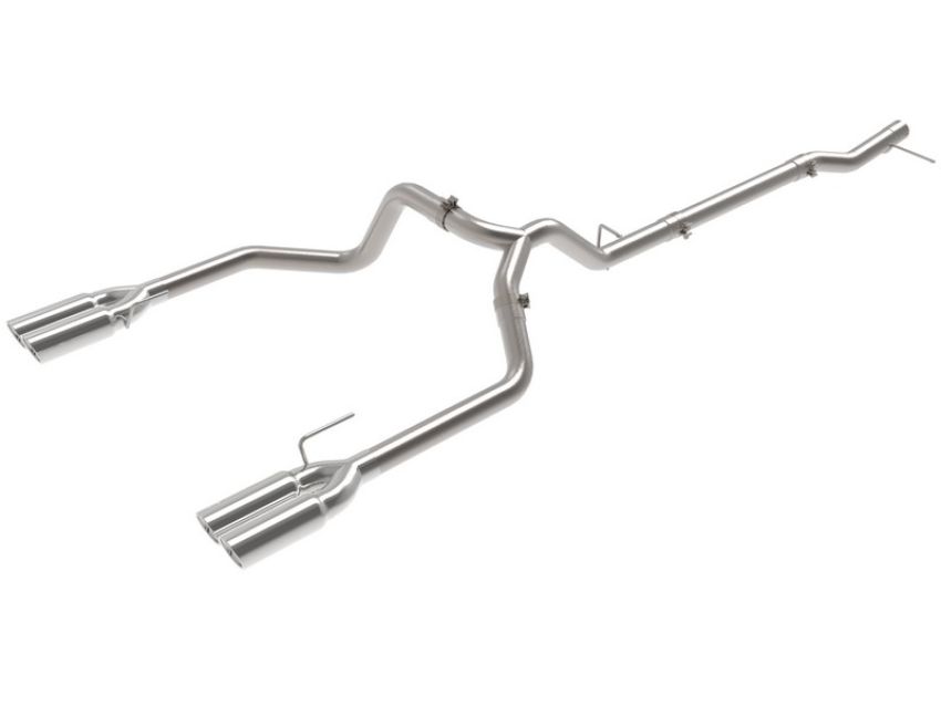 aFe Power 49-34146-P Vulcan Series 3 IN 304 Stainless Steel DPF-Back Exhaust System w/Polished Tip